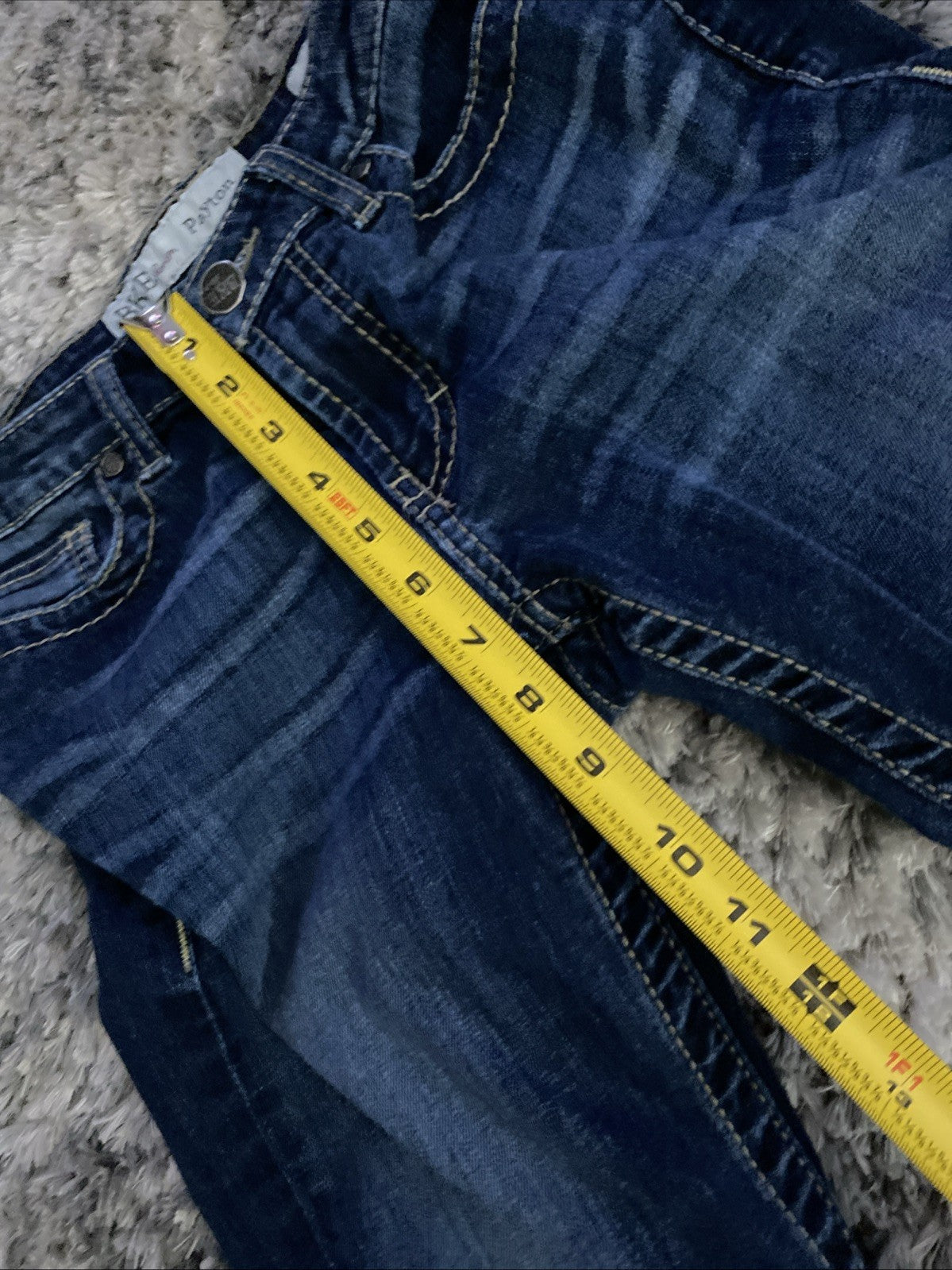 BKE Denim Women's Size 26L Long Peyton Bootcut Jeans Dark Wash 33.5 Inseam