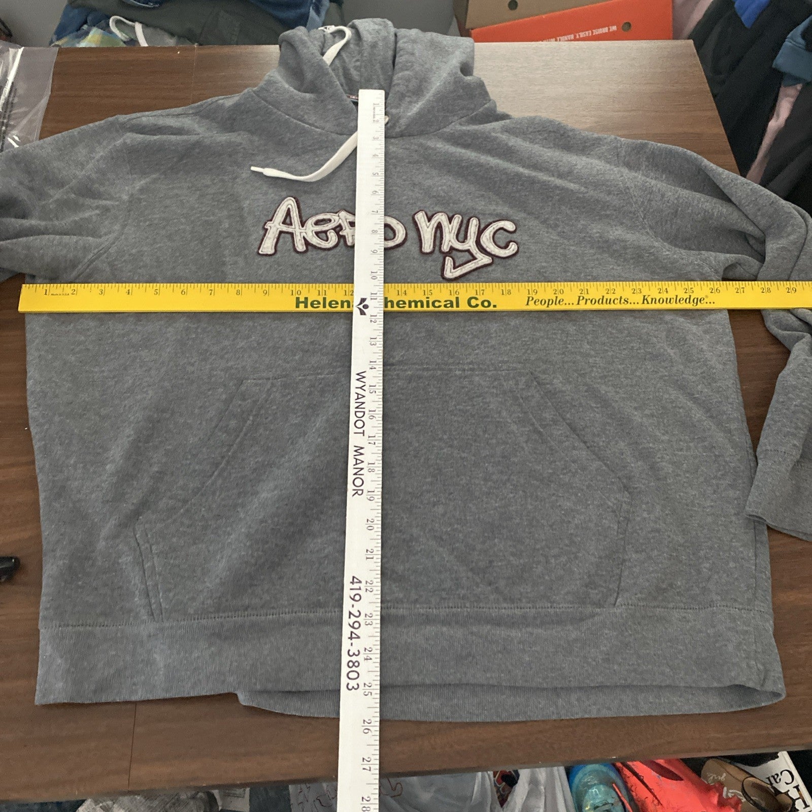 Aeropostale men’s extra large hoodie sweatshirt long sleeve Aero NYC 