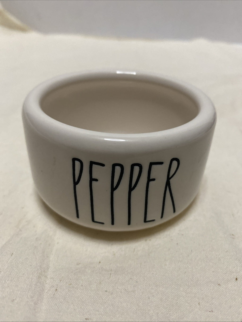 Rae Dunn Pepper only – Handcrafted Stoneware Spice Jar – Rustic Farmhouse Style