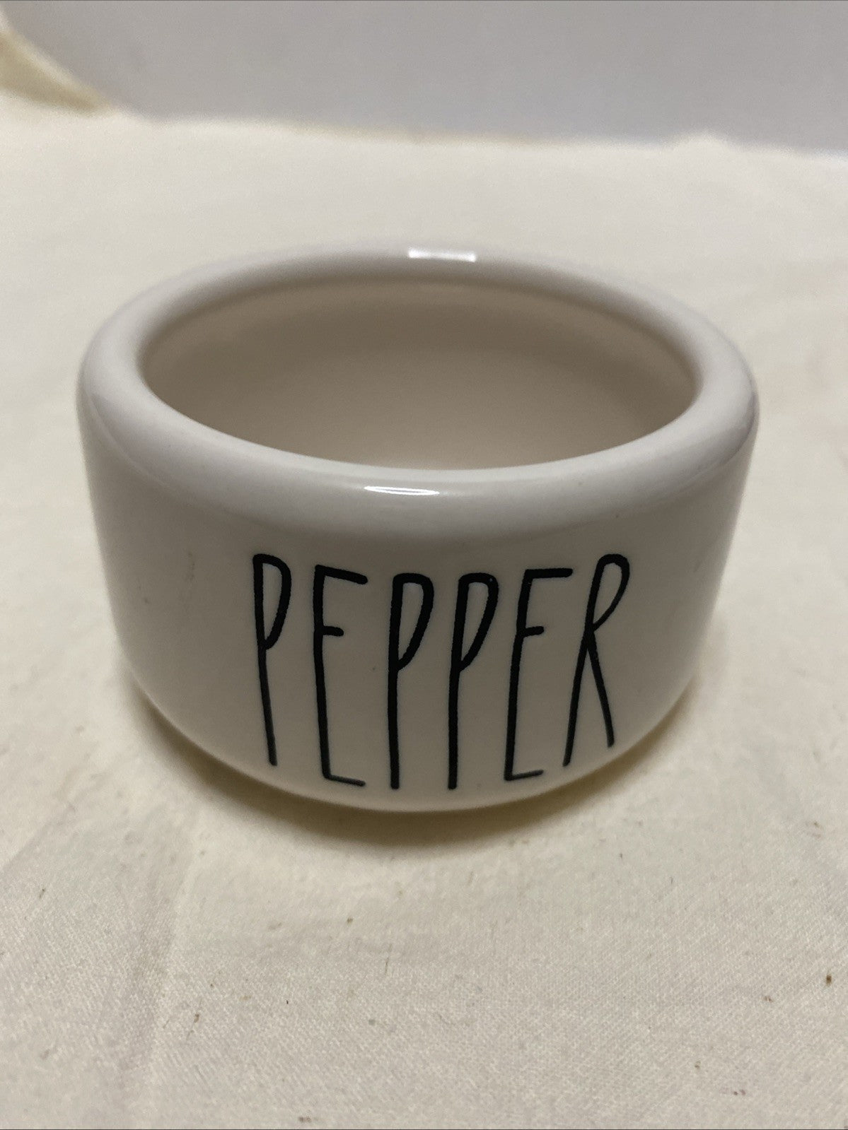 Rae Dunn Pepper only – Handcrafted Stoneware Spice Jar – Rustic Farmhouse Style