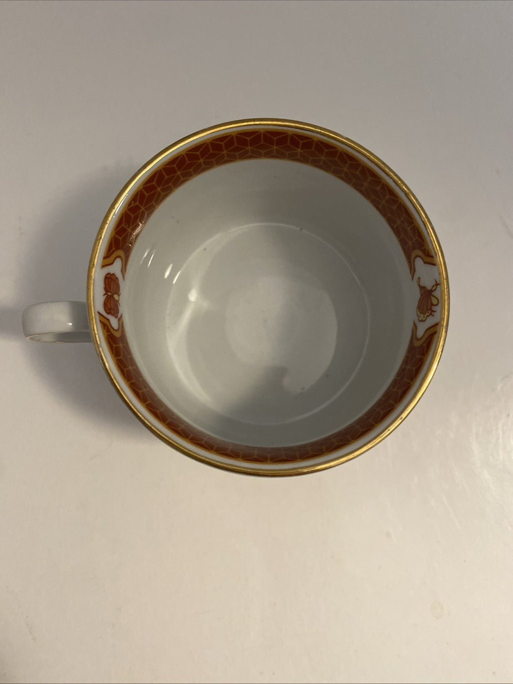 Liling Fine China Imperial Garden Coffee Cup Asian Bird Multicolor flower design