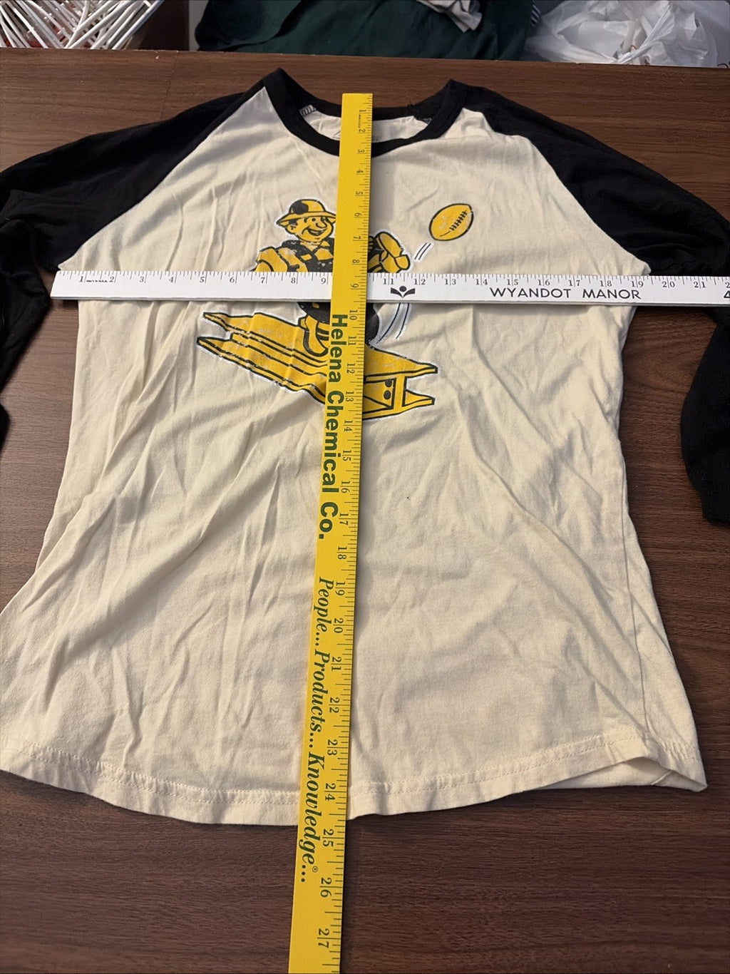 NFL Pittsburgh Steelers Majestic Threads Gridiron Classics T-Shirt Adult Large S