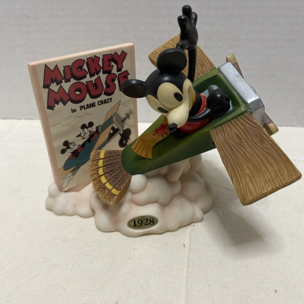 Disney Best of Mickey Mouse Collection "PLANE CRAZY" Collectible Figurine! 