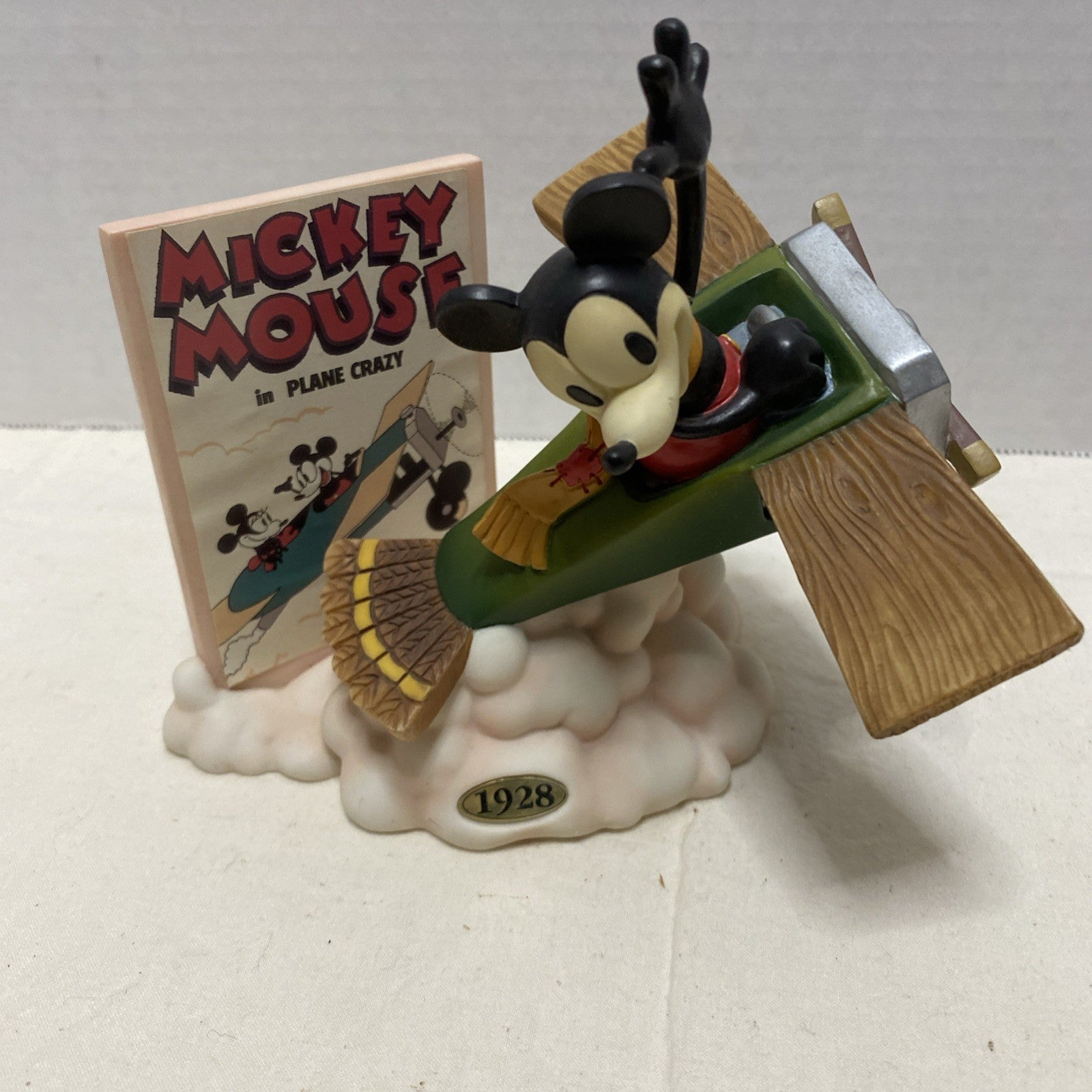 Disney Best of Mickey Mouse Collection "PLANE CRAZY" Collectible Figurine! 