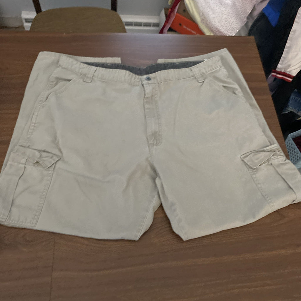 Wrangler Men’s Beige Cargo Pants Khaki 40X30 Outdoor Free Shipping