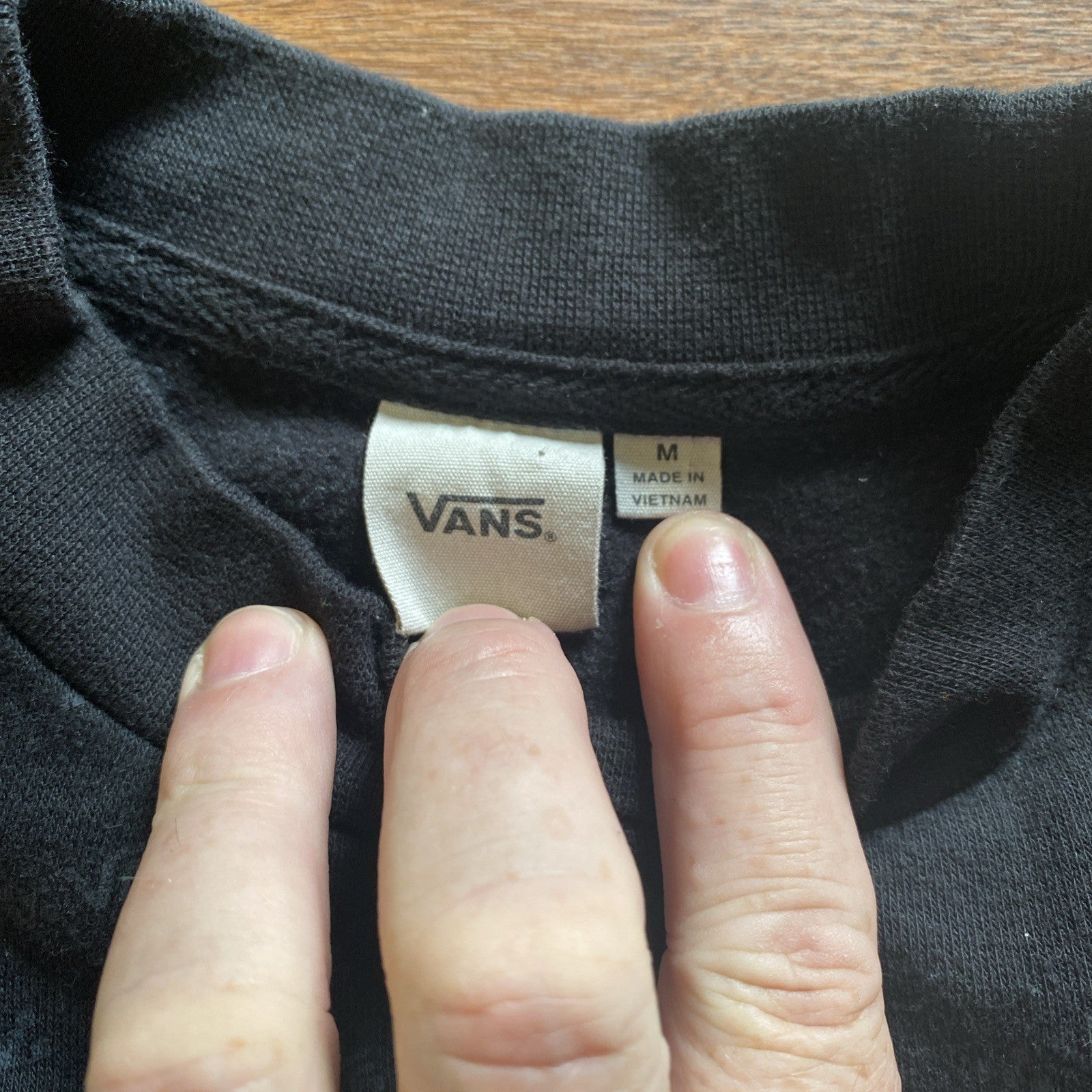 Vans Off the Wall Cropped Pullover Sweatshirt Med