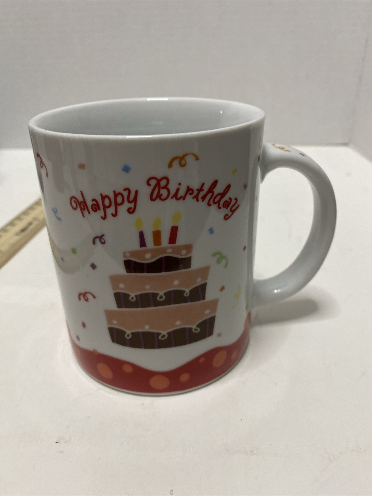 Vintage Ganz Ceramic Happy Birthday Coffee Mug