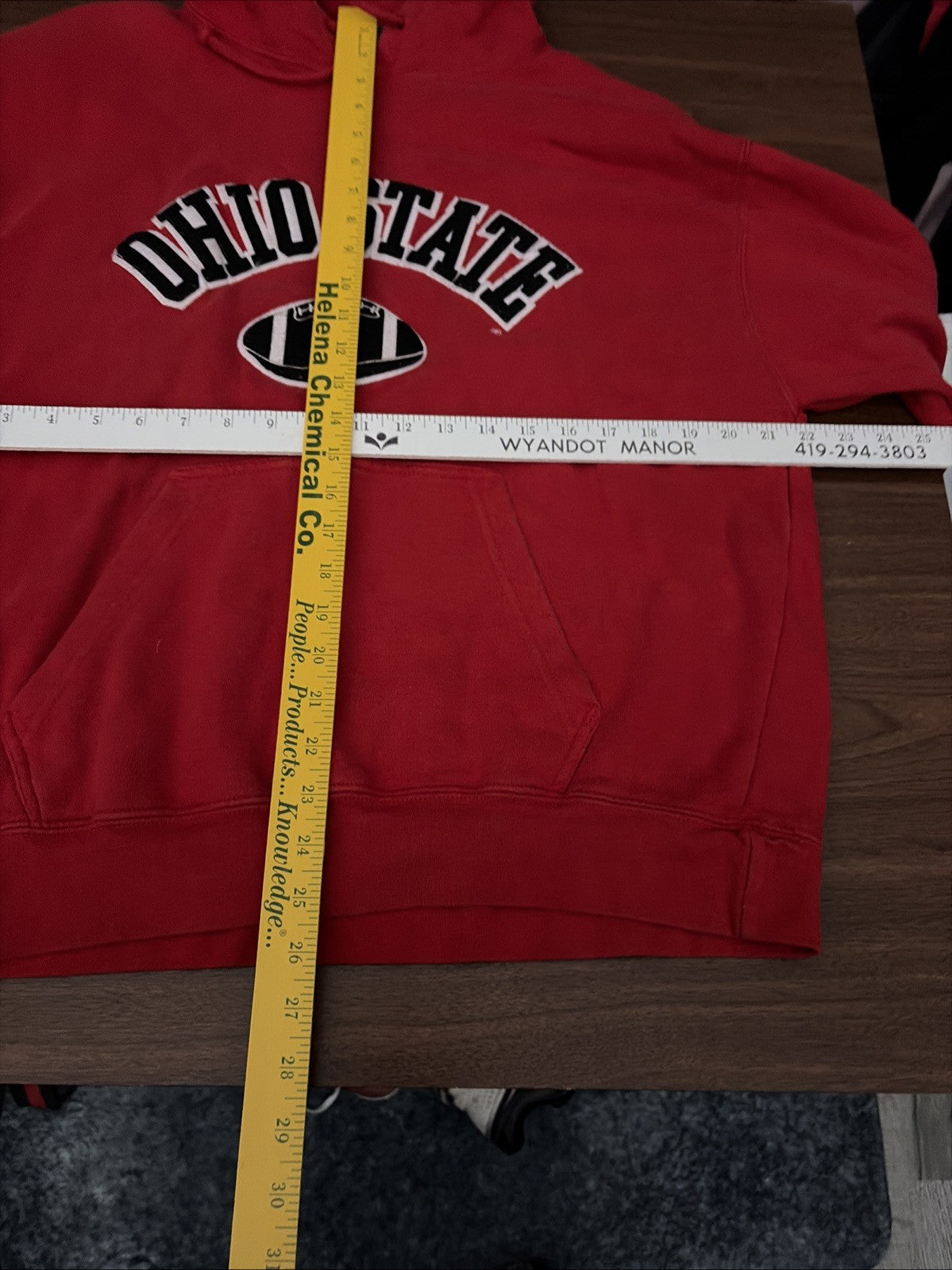 The Ohio State University, Buckeyes Football Hoodie  J America Sportswear Size L