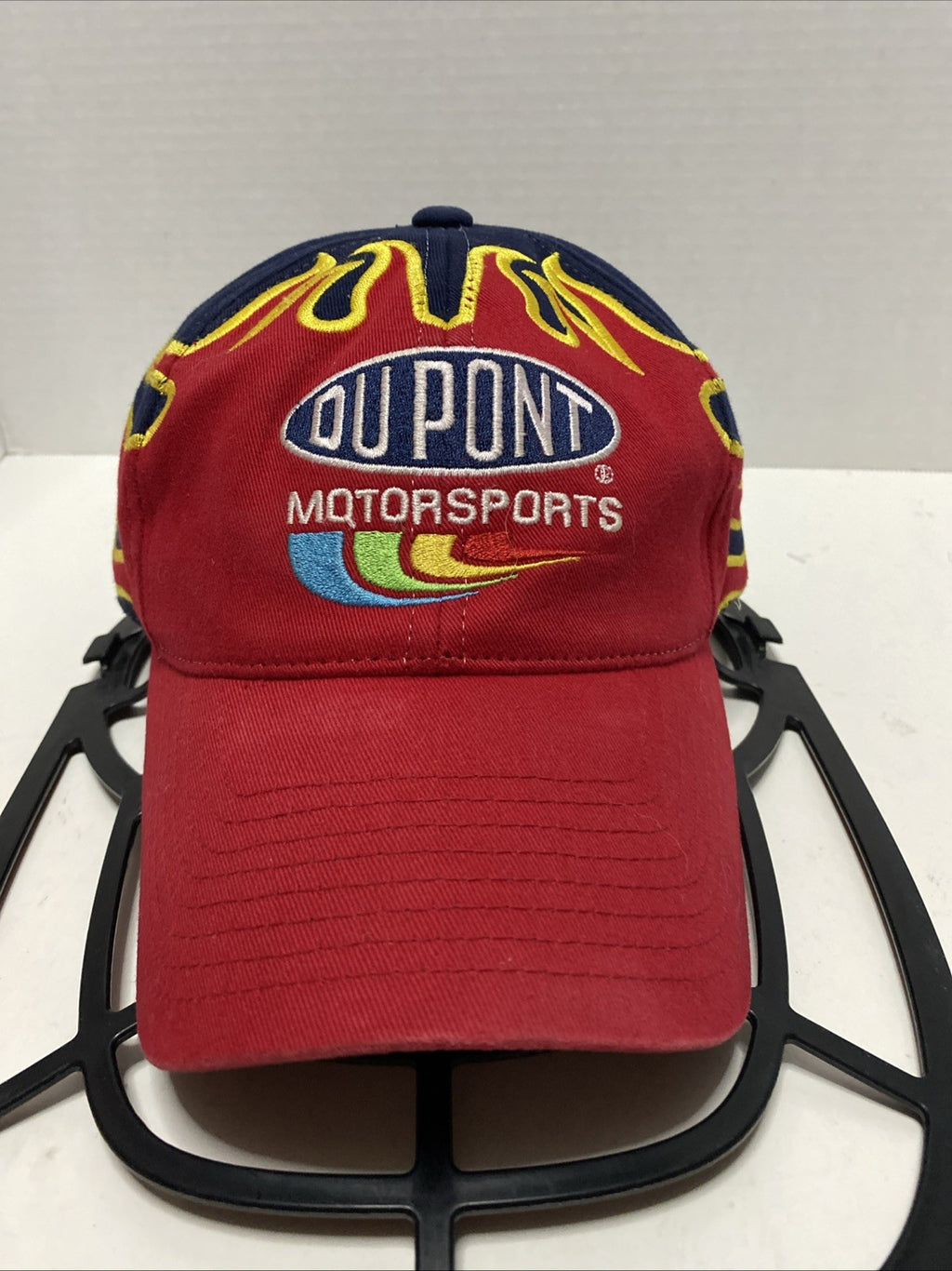 Dupont Motorsports Nascar Navy Blue W/Flames #24 Chase Authentic Hat Cap