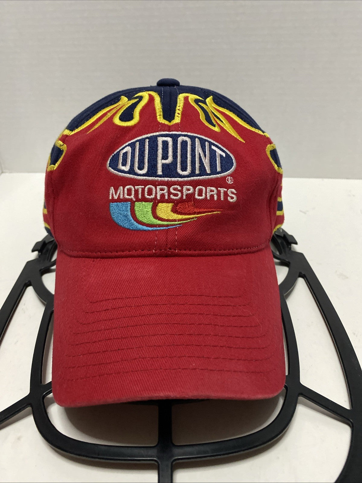Dupont Motorsports Nascar Navy Blue W/Flames #24 Chase Authentic Hat Cap