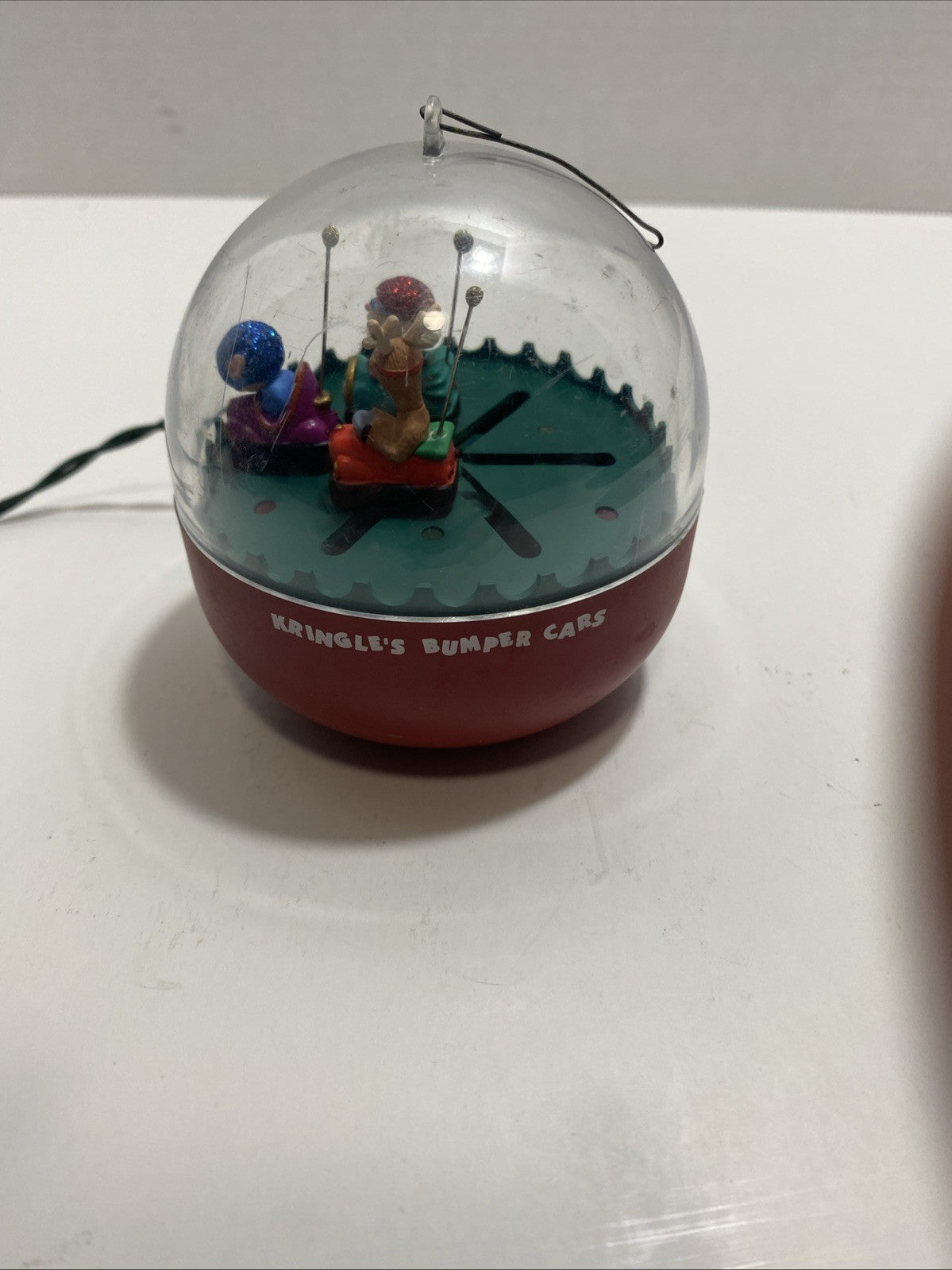 Hallmark Vintage 1991 Kringle's Bumper Cars Lights And Motion Keepsake Ornament