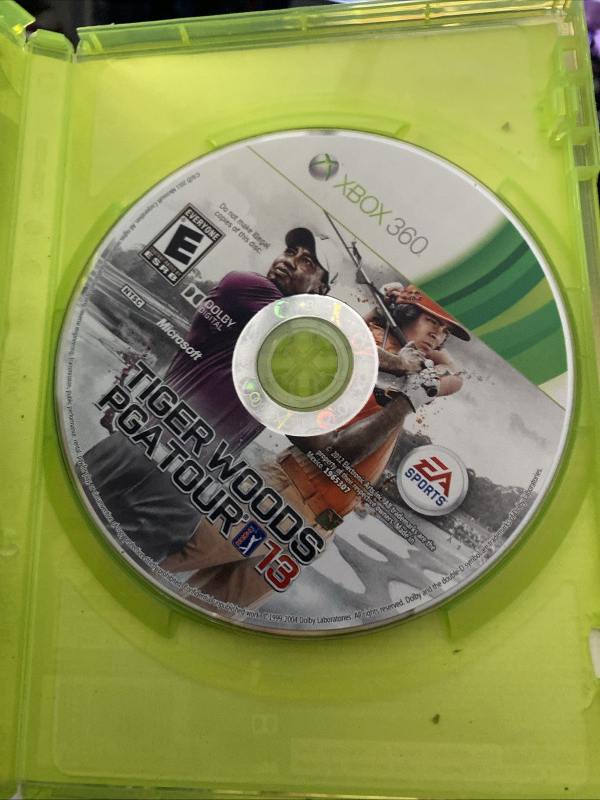 Tiger Woods PGA Tour 13 Loose Tested Used (XBOX 360)
