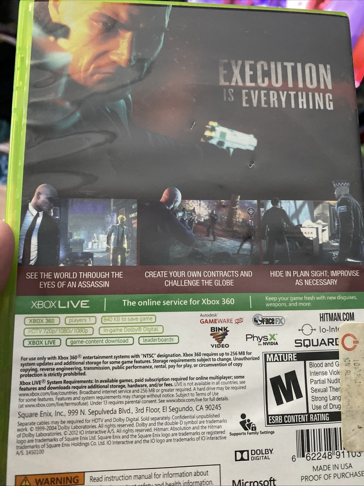 Hitman: Absolution (Microsoft Xbox 360, 2012)