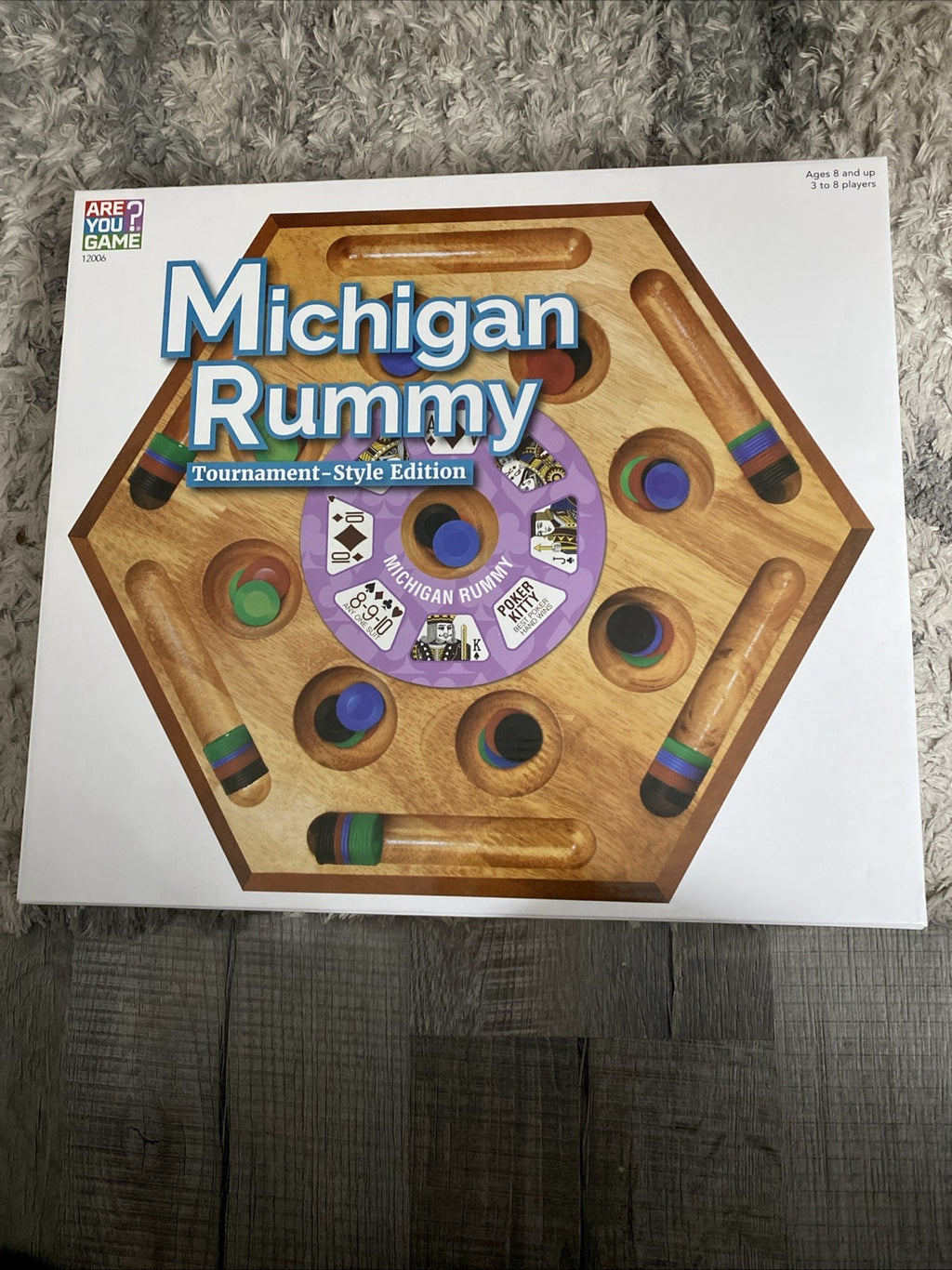 New - AreYouGame.com Michigan Rummy Tournament-Style Edition - Ages 8+
