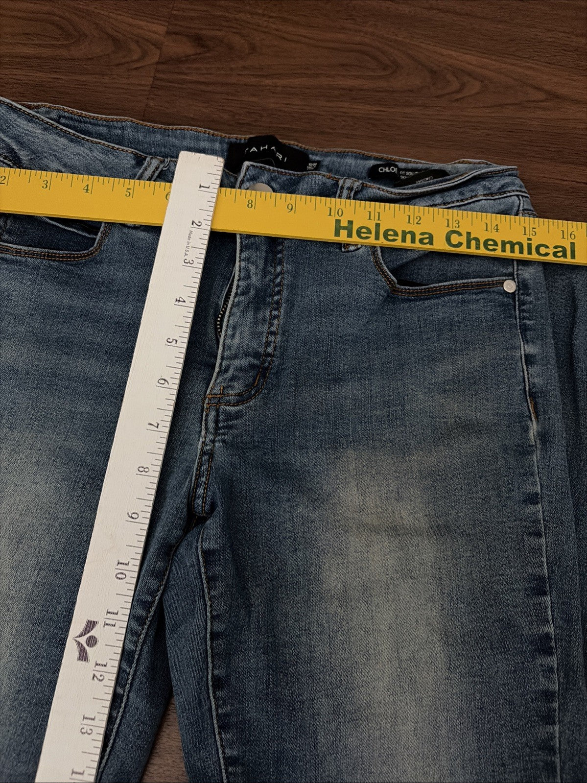 Tahari Jeans Chloe Skinny 10/30 Blue