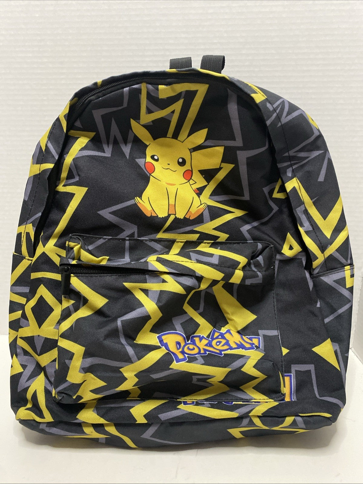 Pokemon Pikachu Backpack Thunderbolt ART NEW Kid Anime Cartoon Themed School Bag