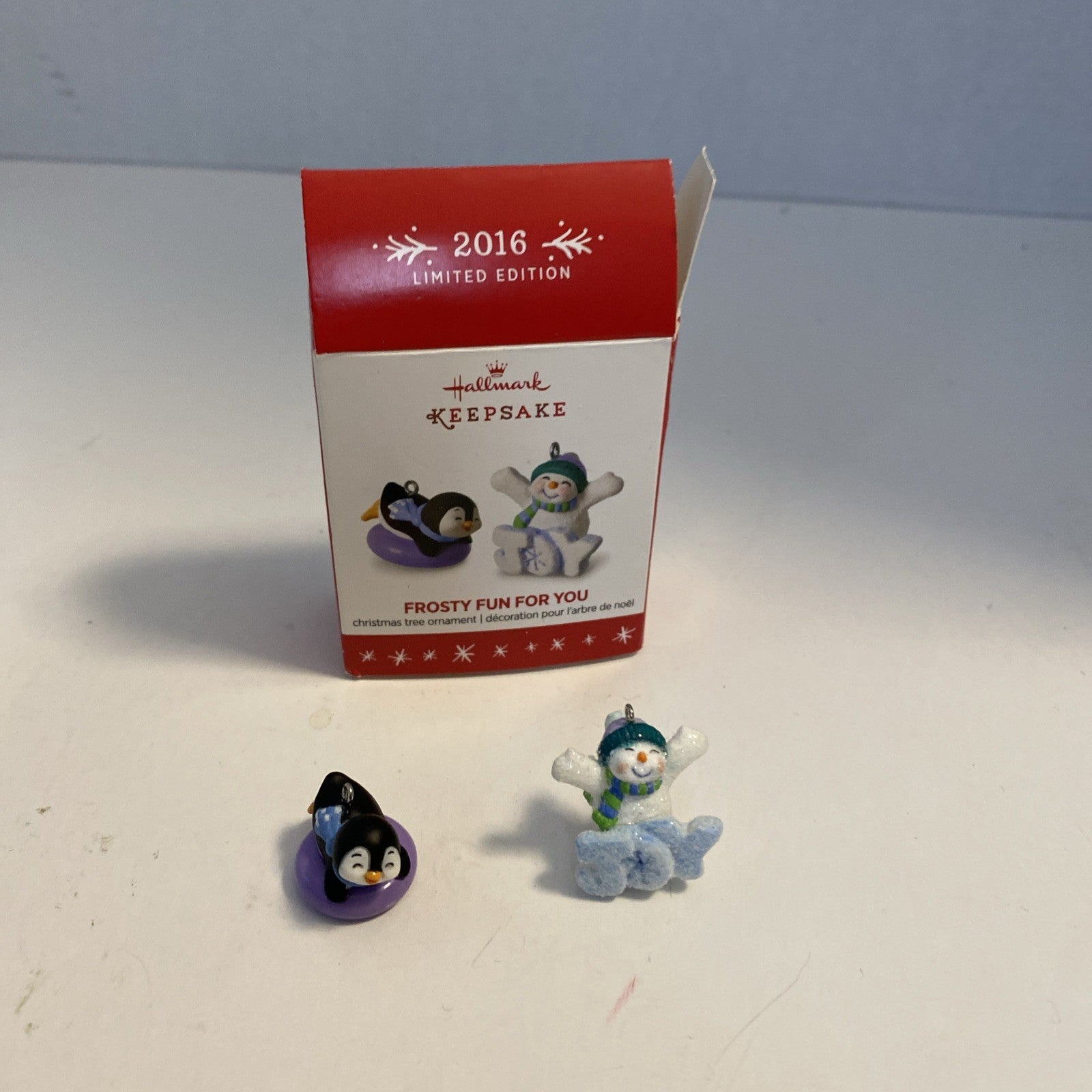 Hallmark Keepsake Ornament Frosty Fun For You Christmas Snowman Miniature