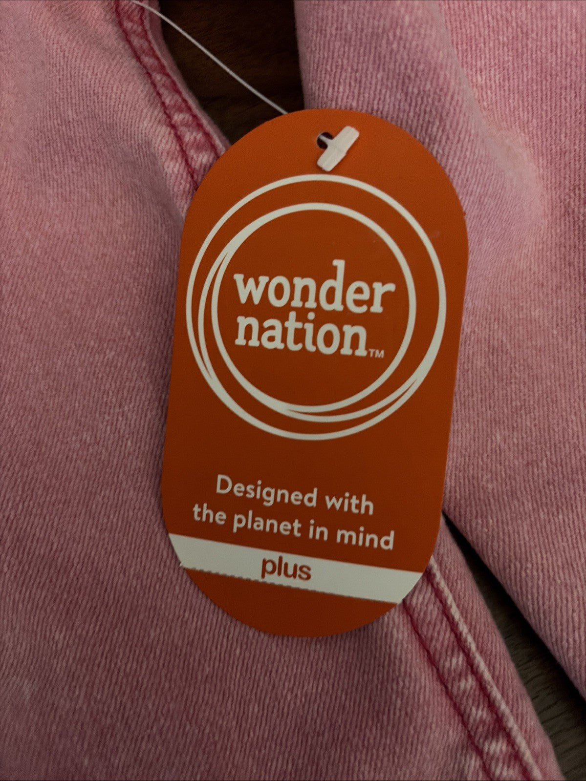 Wonder Nation Girls Extra Large 14–16 Plus Pink Lightweight Denim Jacket