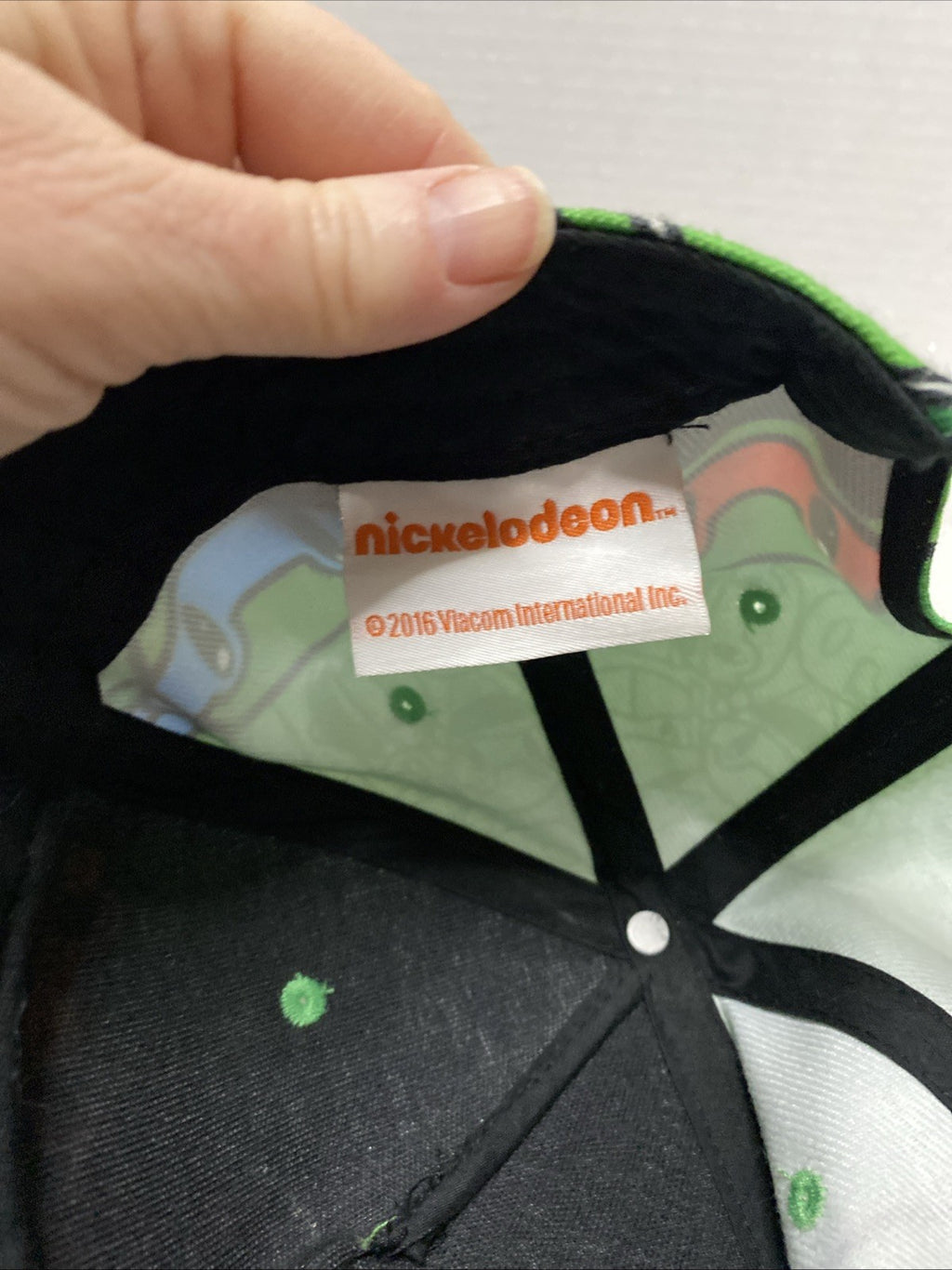 2016 Teenage Mutant Ninja Turtles TMNT Snapback Hat Green Adult Nickelodeon