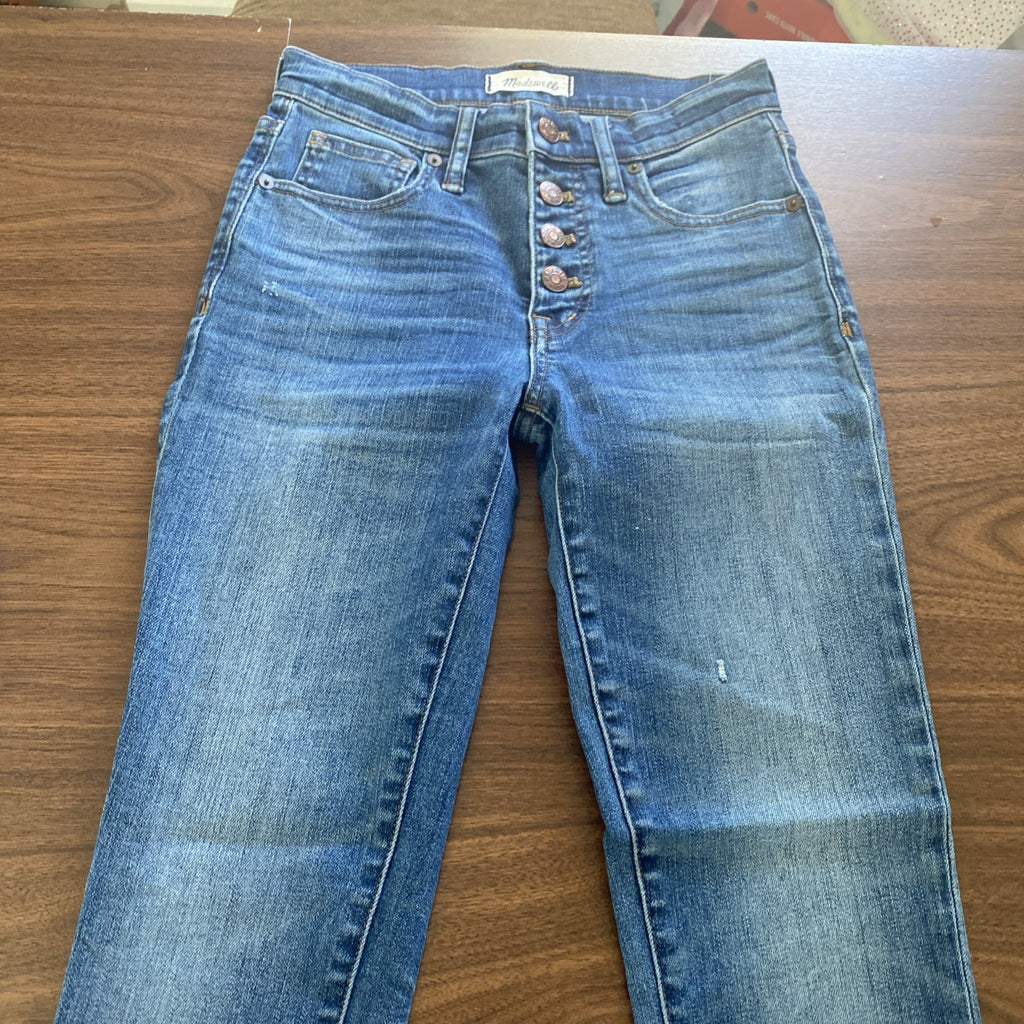 Madewell  Women's Size 25 Jeans 9" High Riser Skinny SkinnynGray Washed