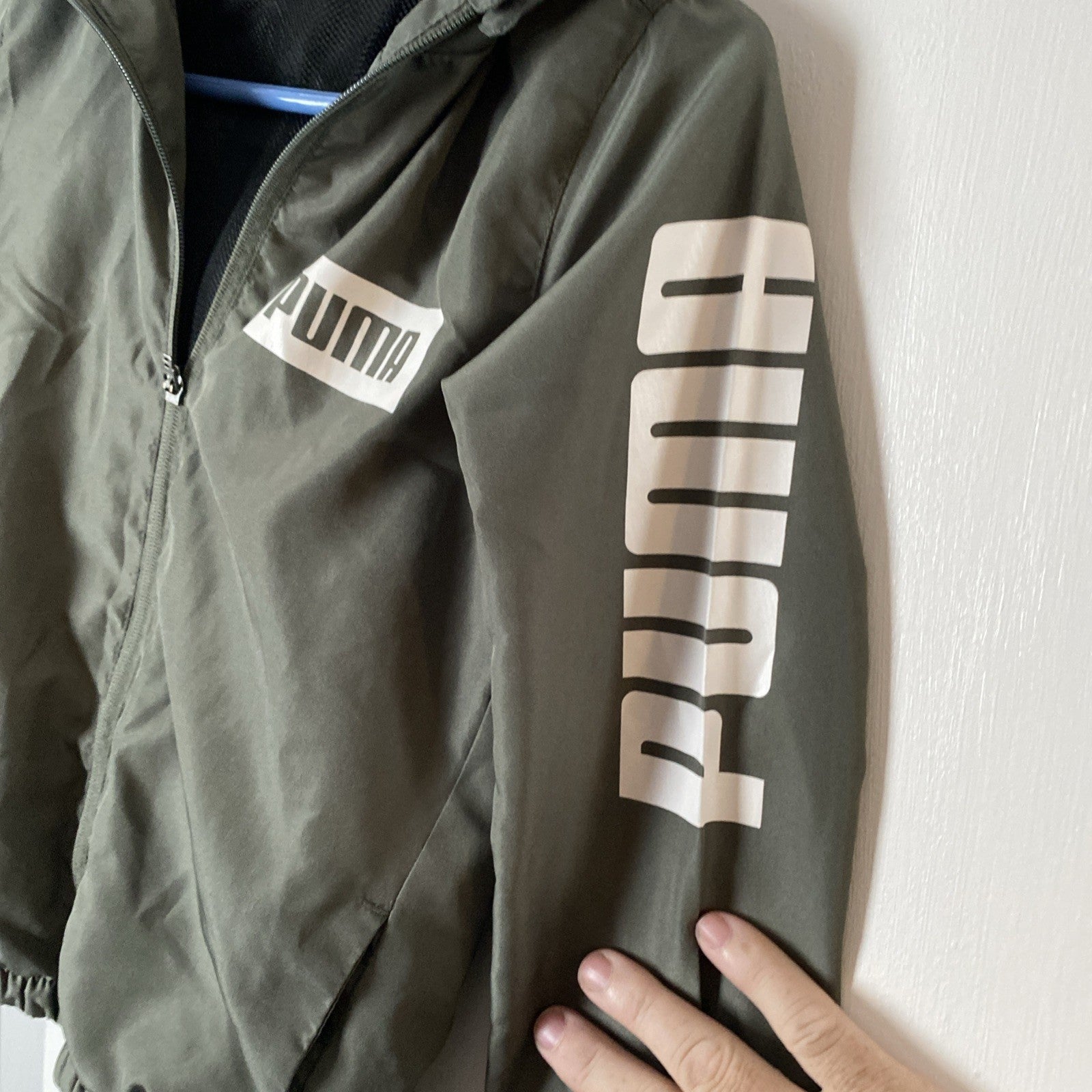 Puma Zip Windbreaker Jacket Kids Size 7