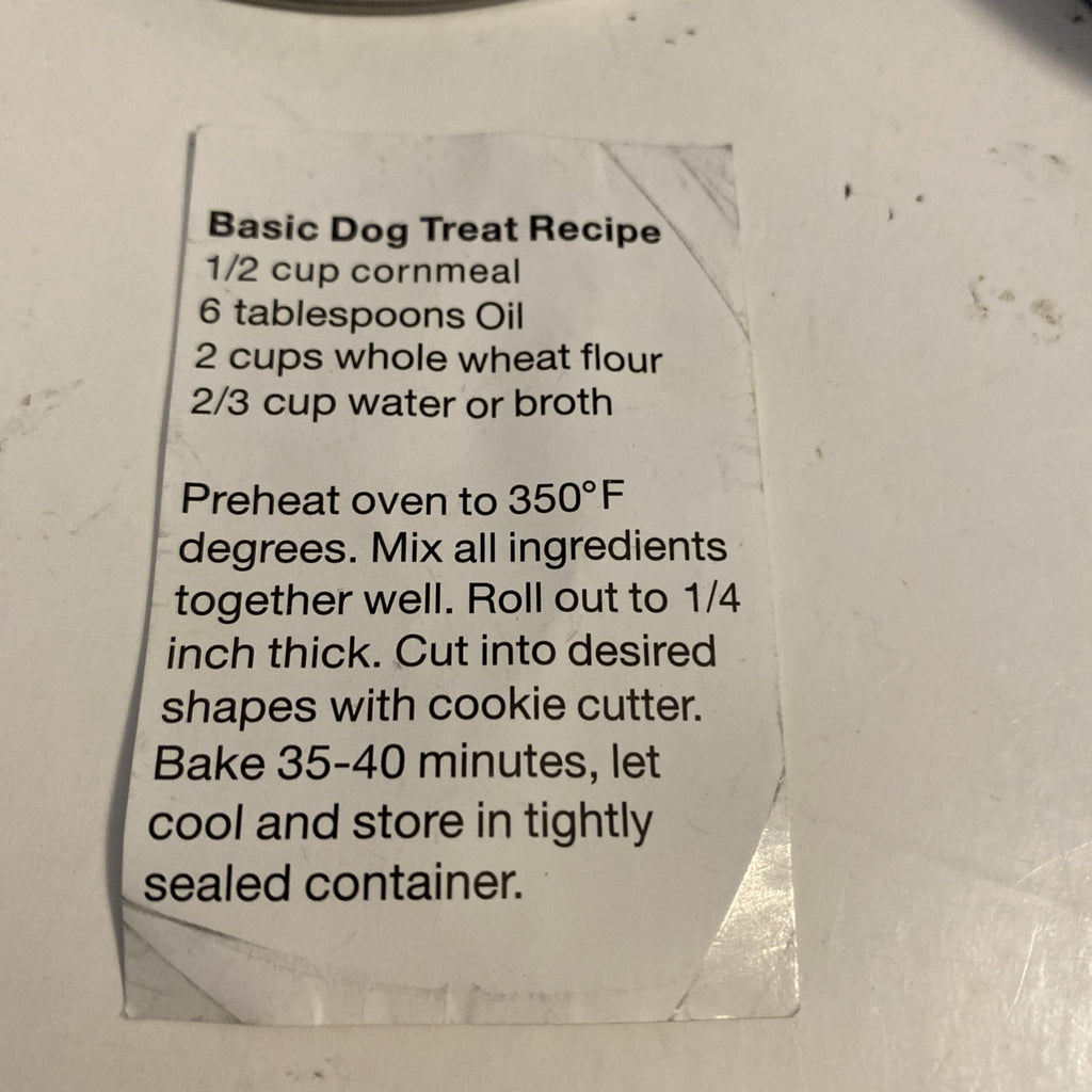 R&M International 1871 Mini Dog Cookie Cutters in Storage Tin, Paw, Dog,... 