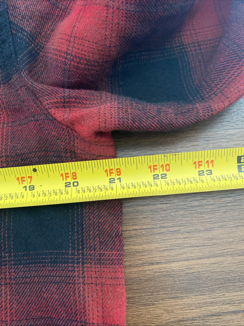 Field & Stream Button Up Flannel Shirt Mens Medium Plaid Red