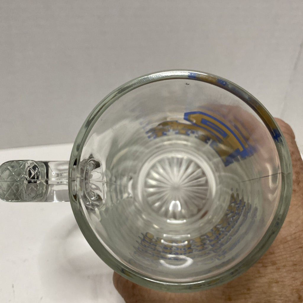 University Of Pittsburgh PITT Panthers Mascot Glass Beer Mug Stein w Handle