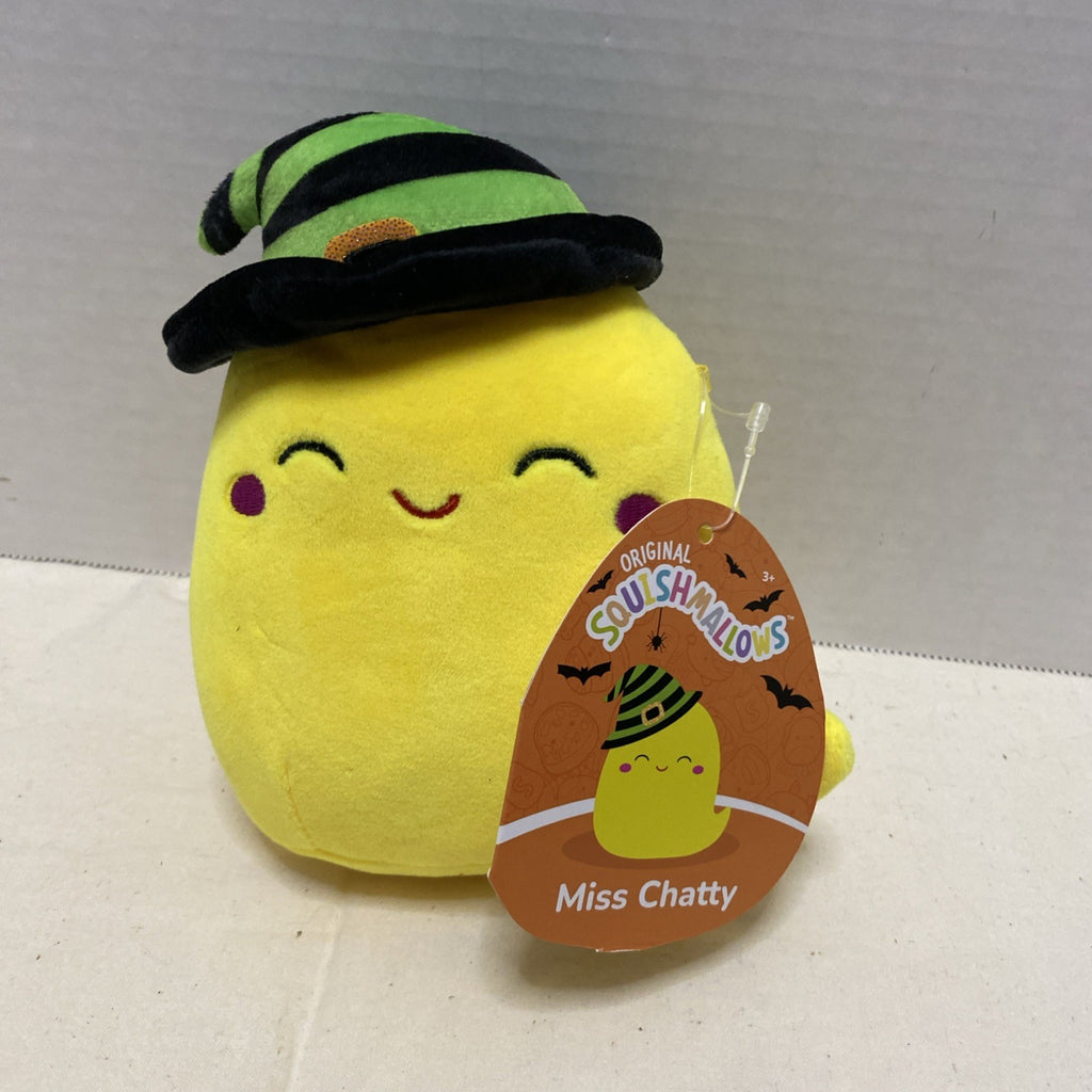 Squishmallow 8” Miss Chatty WITCH Ghost Halloween Plush New