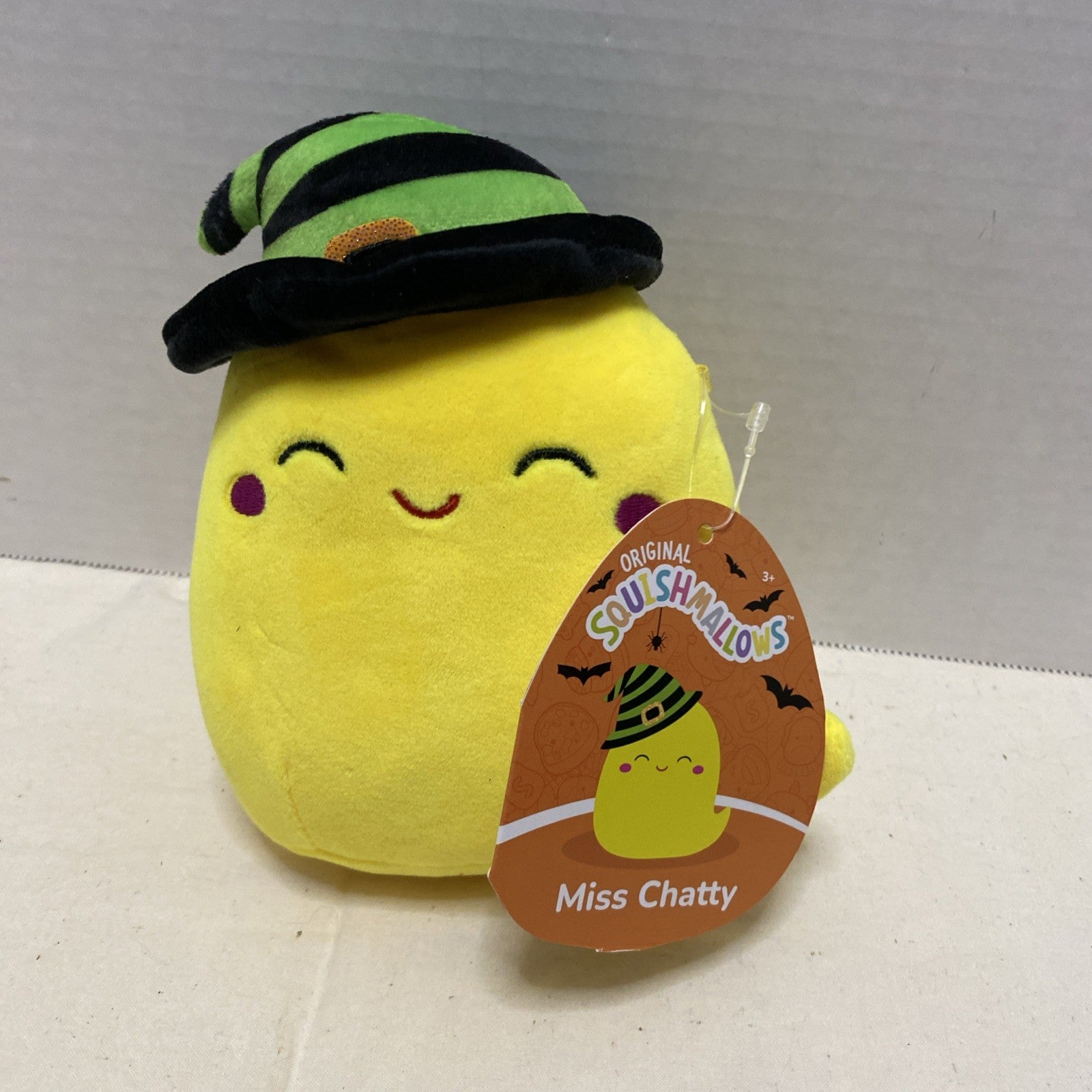 Squishmallow 8” Miss Chatty WITCH Ghost Halloween Plush New