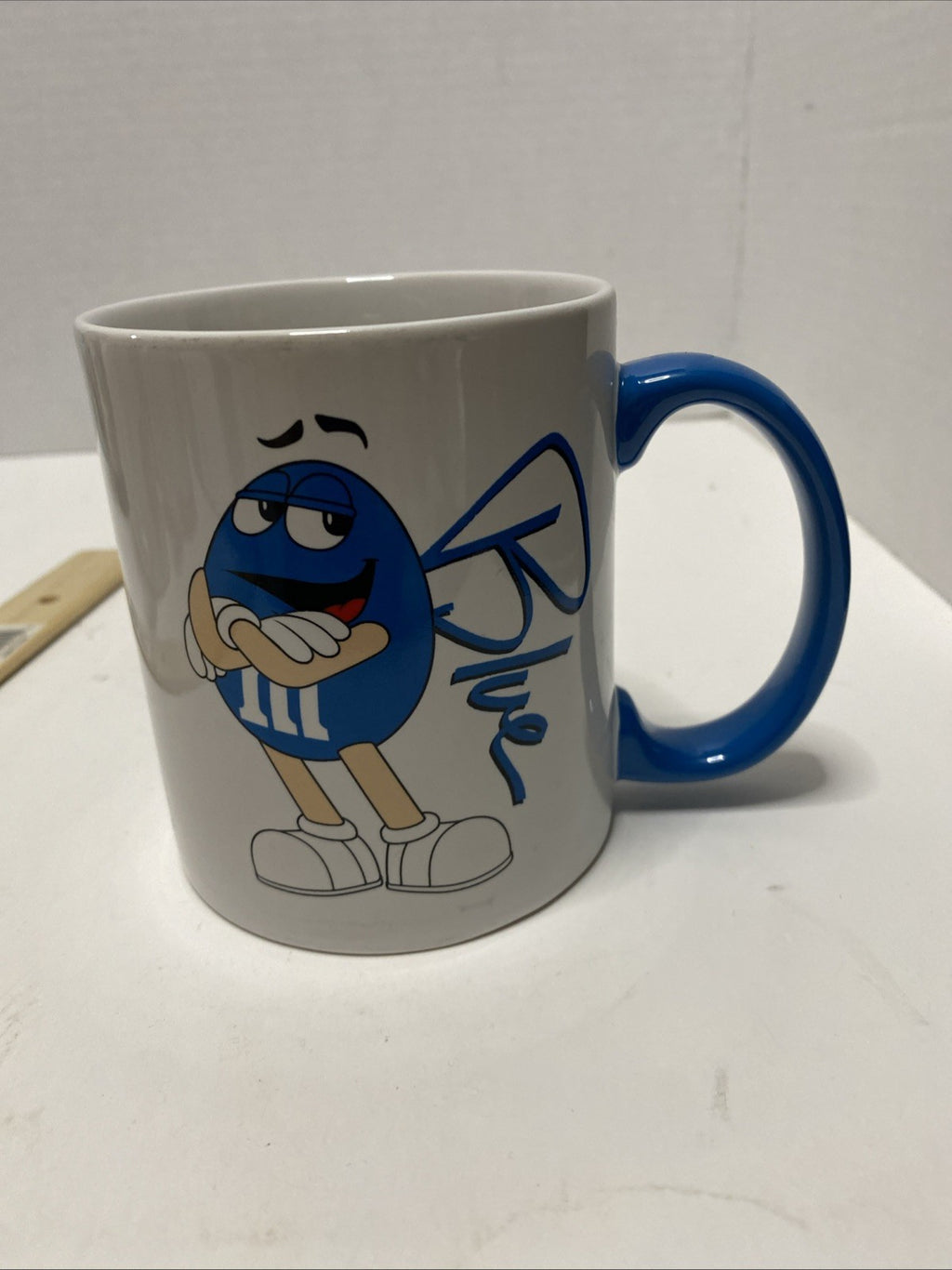 Blue M&M 2012 collectors mug