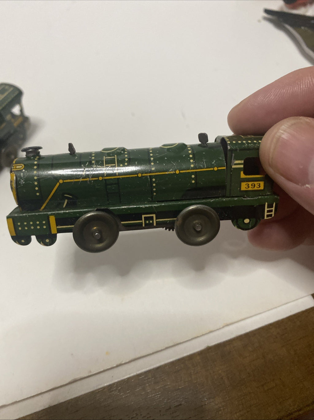Ranger R.R. Tin Train 10 Cars  3 Engines Please See Pics