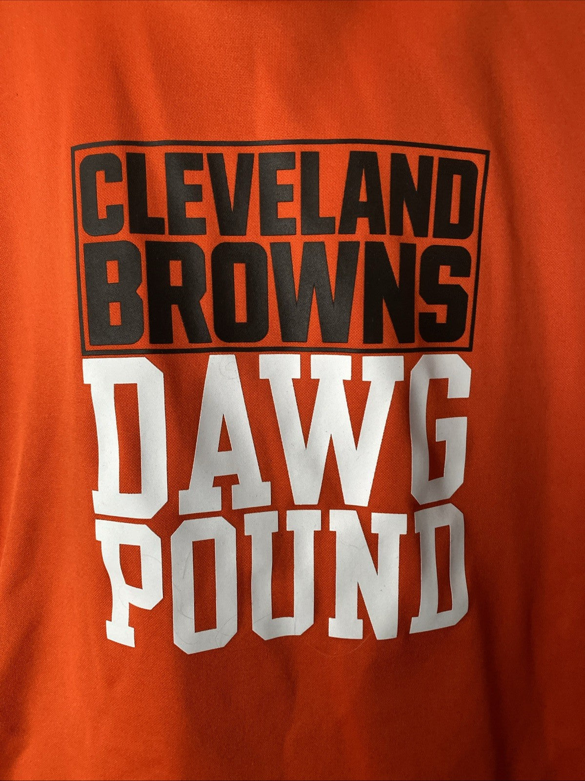 Cleveland Browns NFL Nike Therma Hooded Sweatshirt Dawg Pound Dri-fit Large