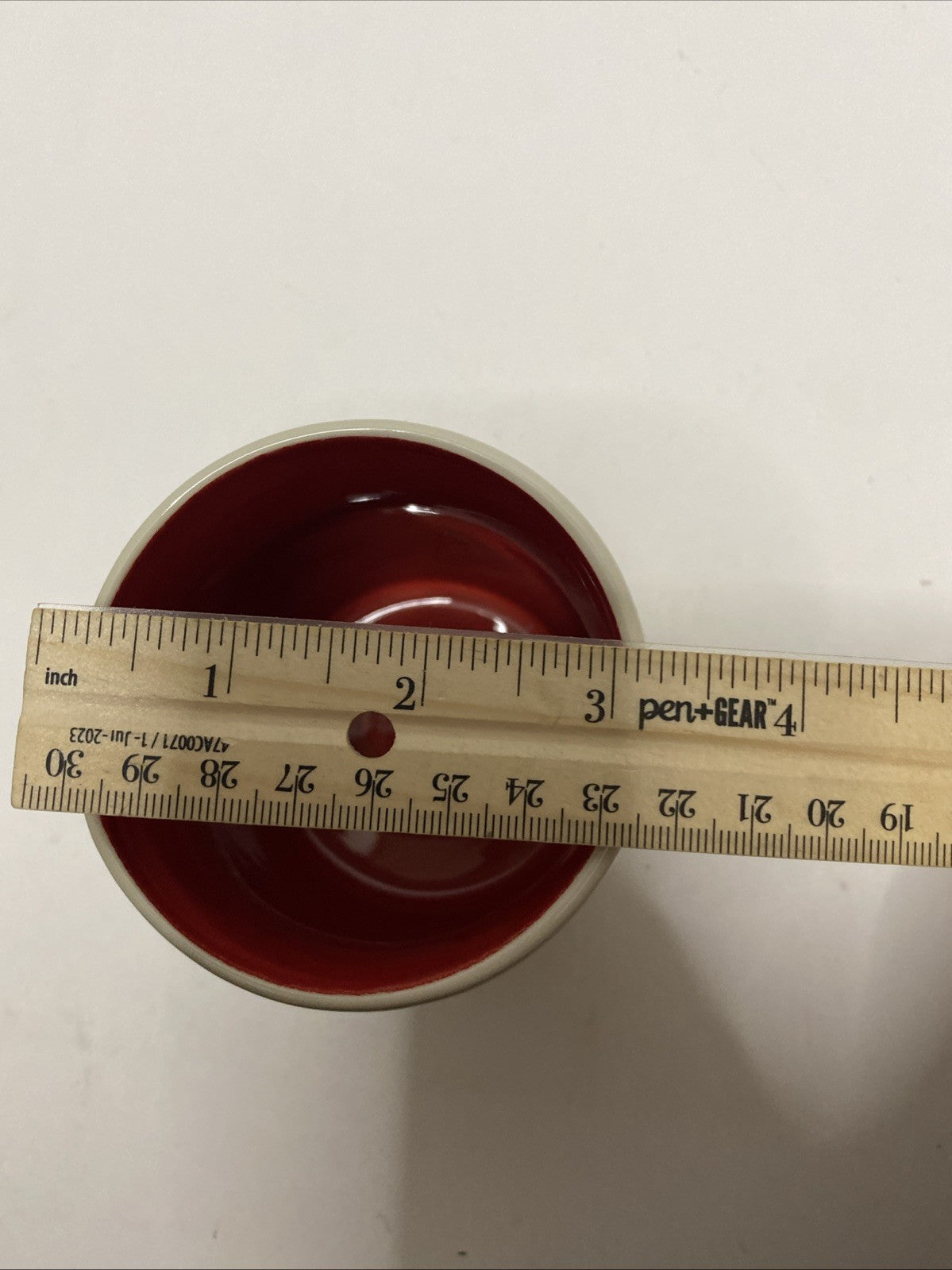 A Tyler - Merry Christmas ceramic coffee, tea cup/mug with Red  Inside