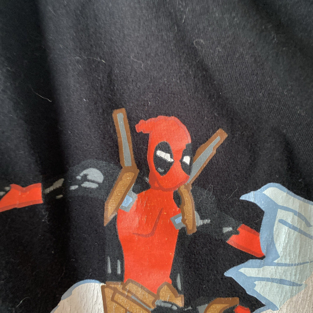 Marvel large men's black tank top Deadpool