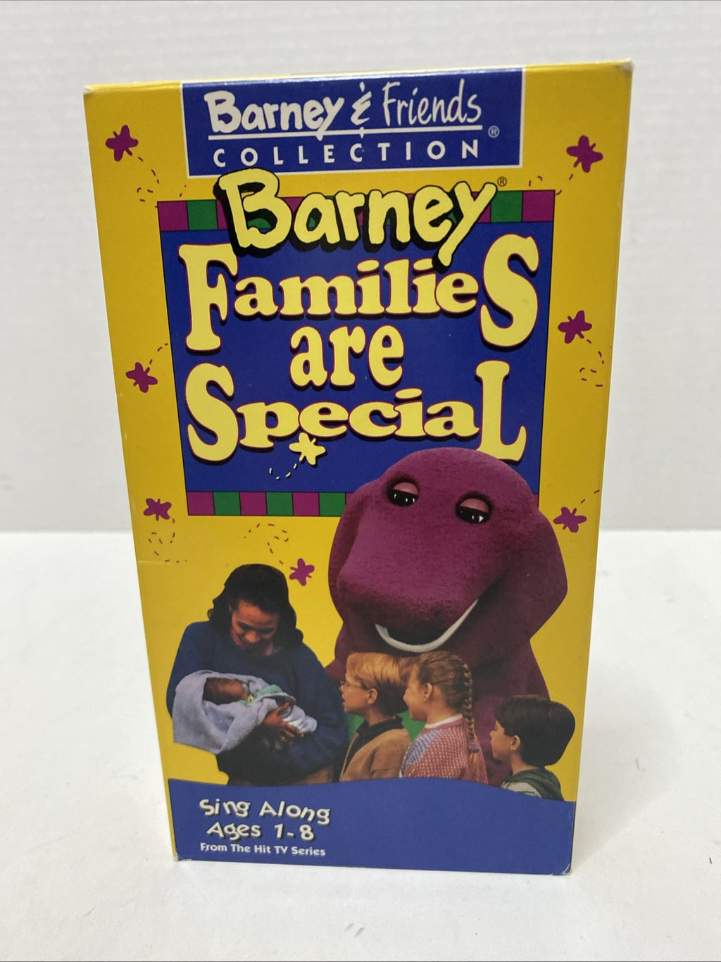 Barney - Families are Special (VHS, 1995) Vintage Childrens TV Show Sing Along