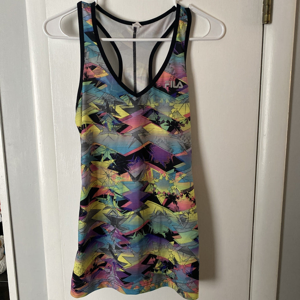 EUC Women's S Small Athletic Fila Racerback Tank Top Running