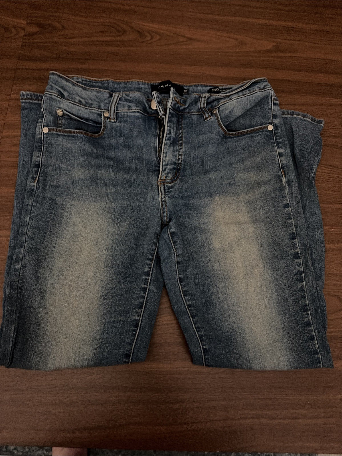 Tahari Jeans Chloe Skinny 10/30 Blue