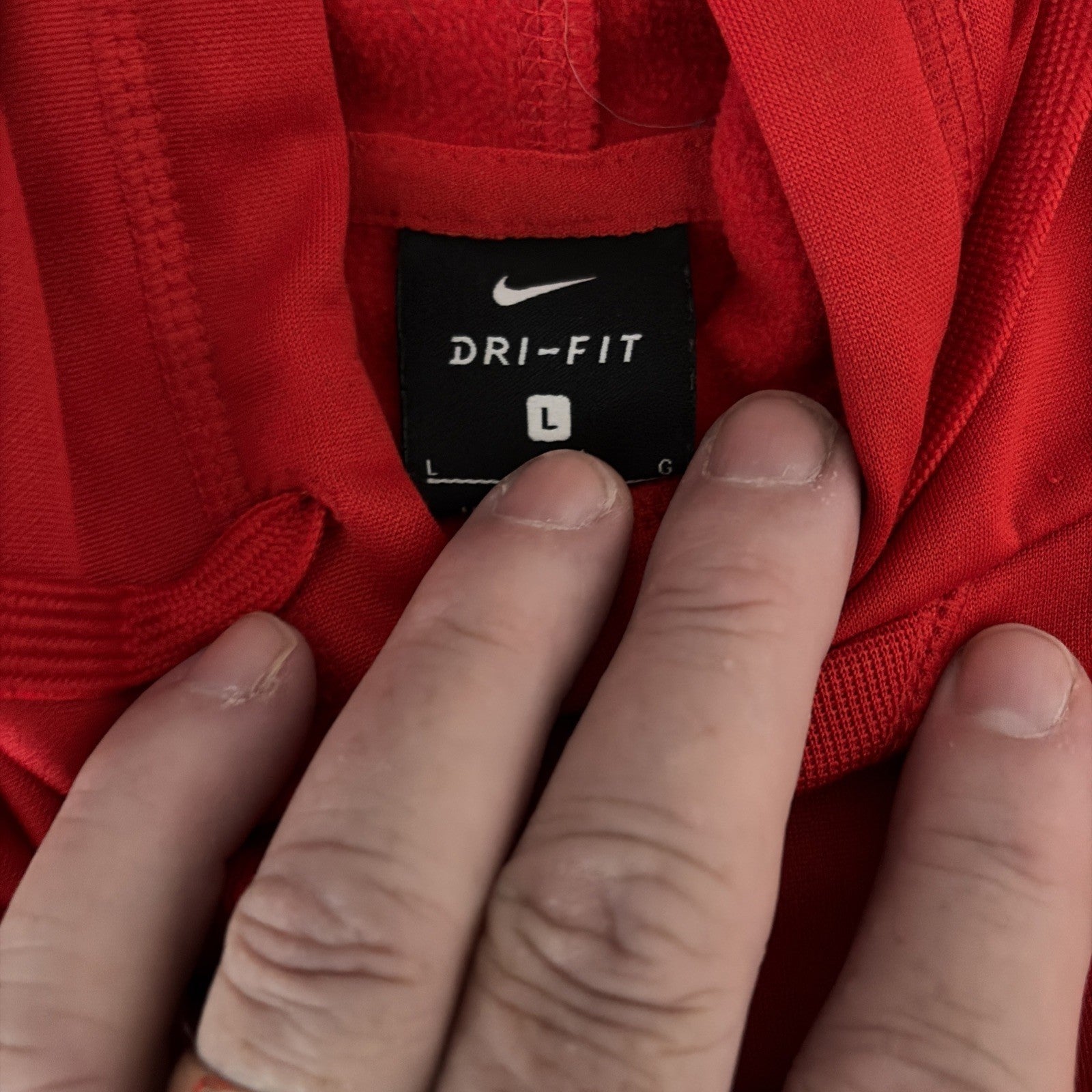 Nike Dry Fit Georgia Football Hooded Pocket Sweatshirt Size Large Men’s