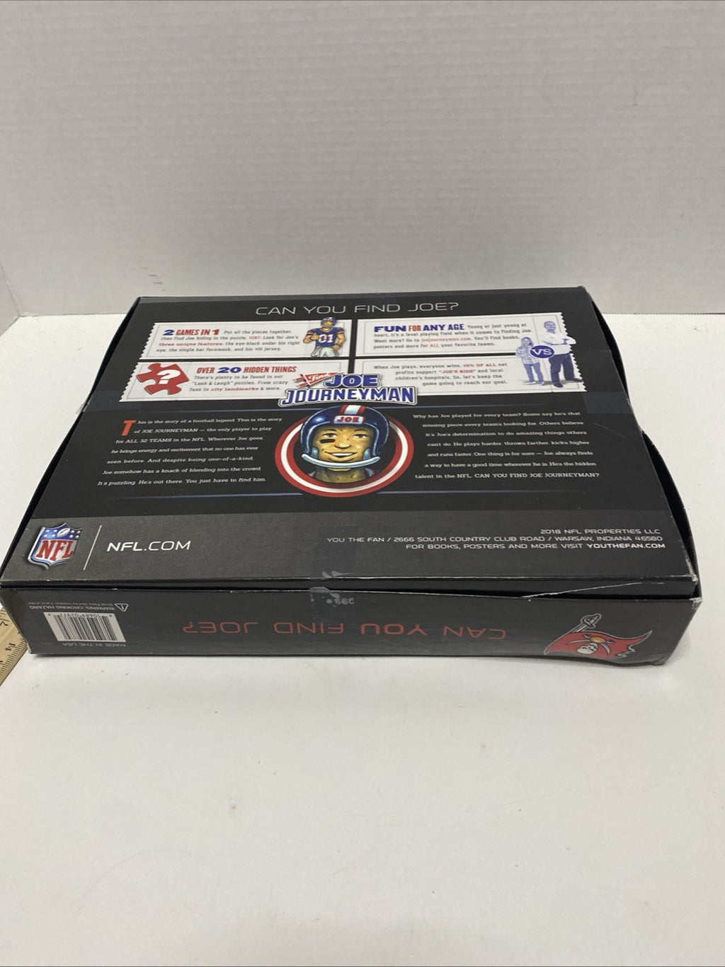 NFL Tampa Bay Buccaneers Search Jigsaw Puzzle 500 Pieces Find 20 Hidden Items