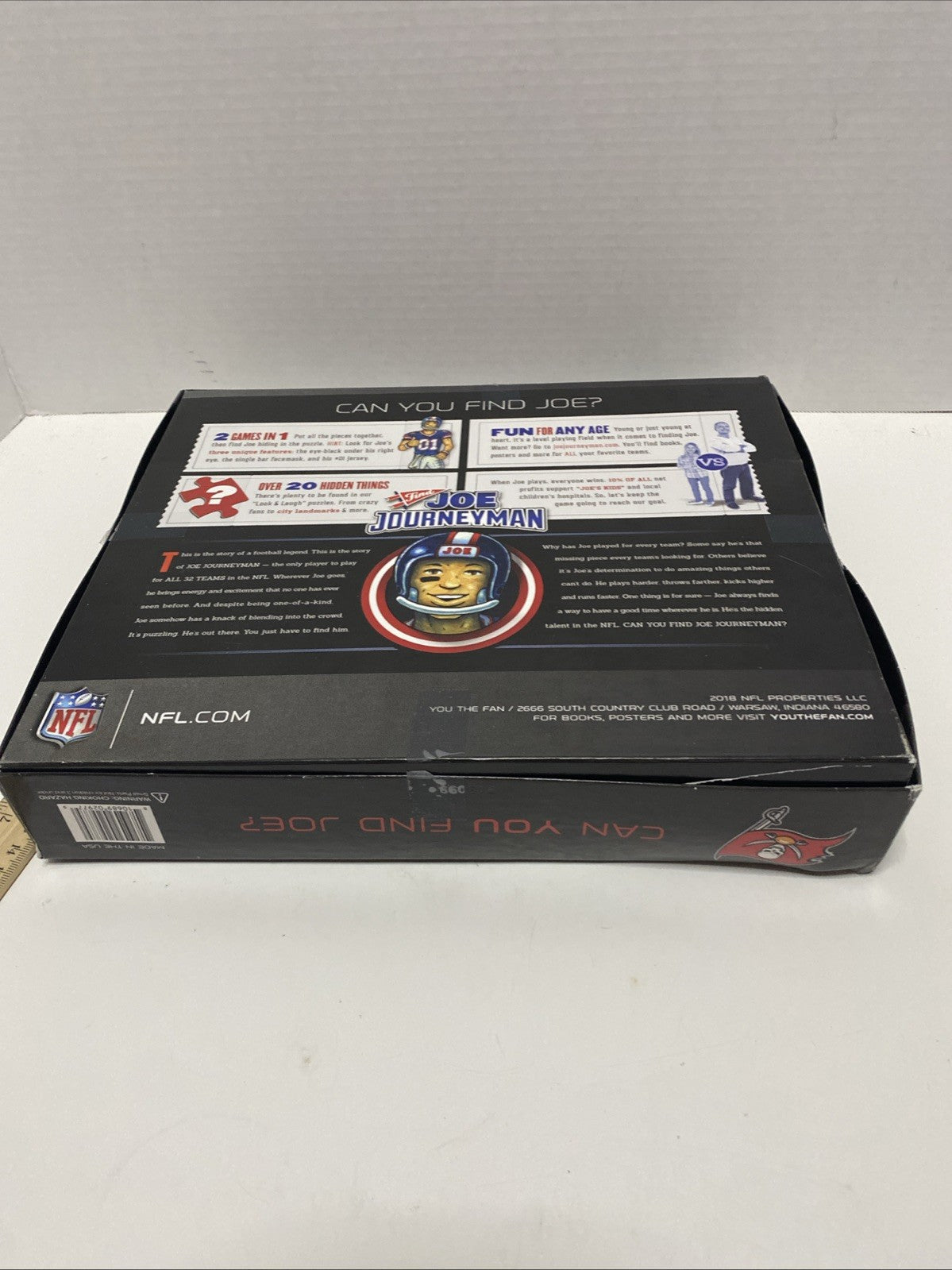 NFL Tampa Bay Buccaneers Search Jigsaw Puzzle 500 Pieces Find 20 Hidden Items