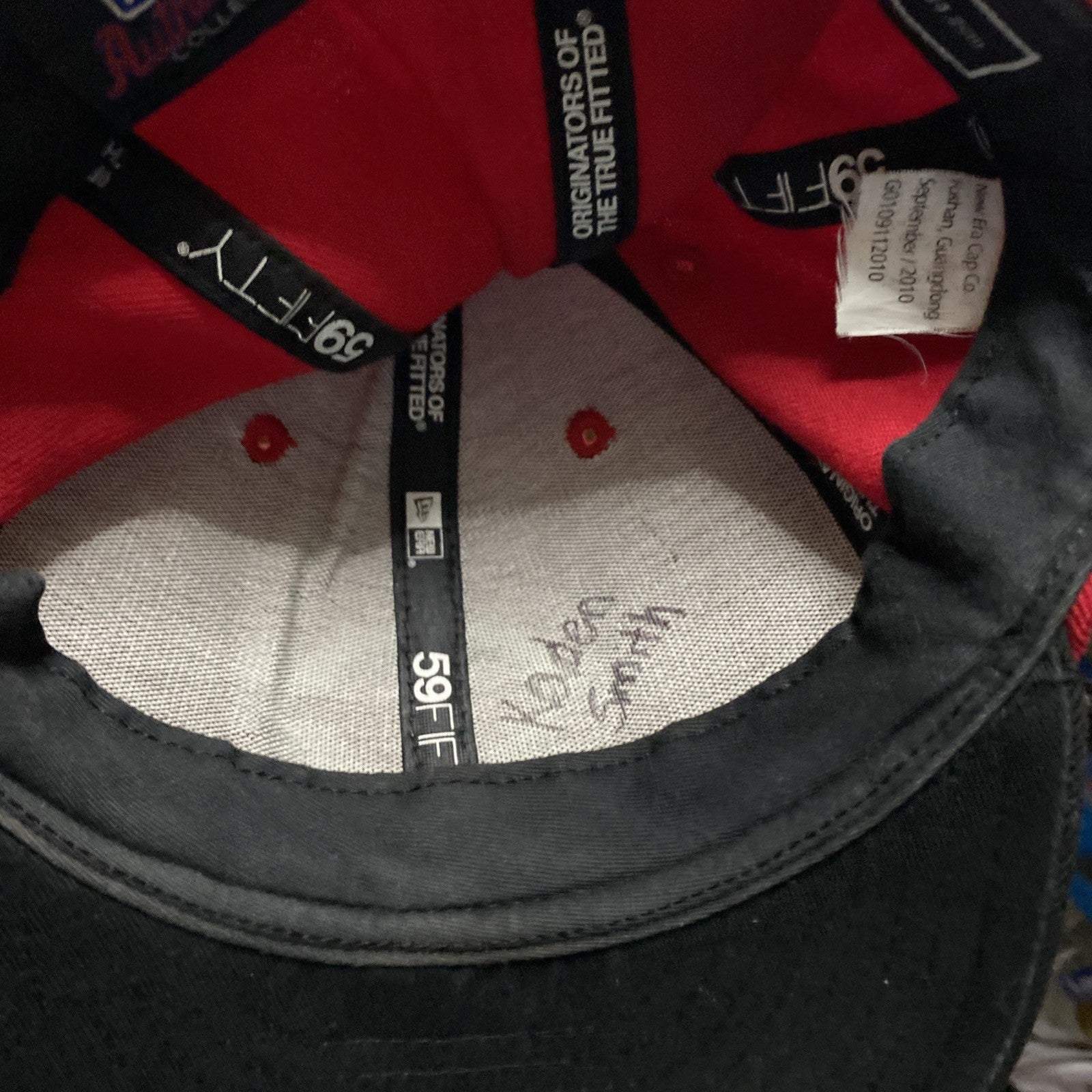 New Era Cincinnati Reds red & black 59fifty cool base 6 3/4 on field hat cap
