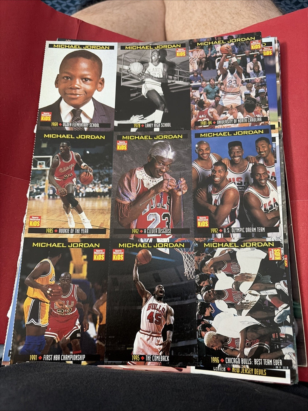 MICHAEL JORDAN RARE SI FOR KIDS 1999 FULL UNCUT SHEET ALL JORDAN