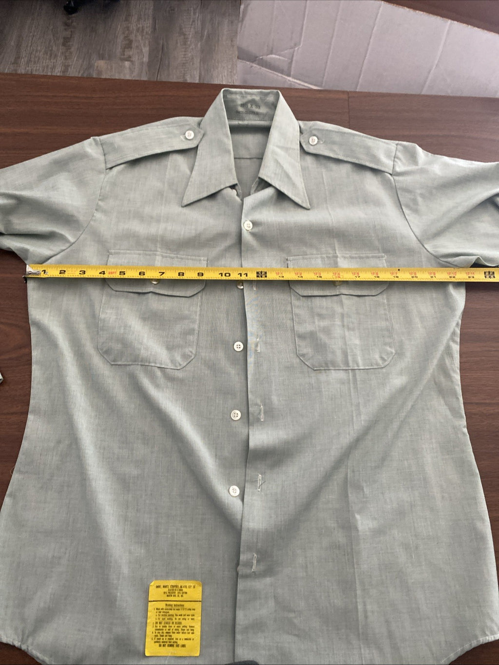 US Army issue Garrison Long Sleeve Shirt Size 15 1/2 x 33 8405-01-077-5033 Class