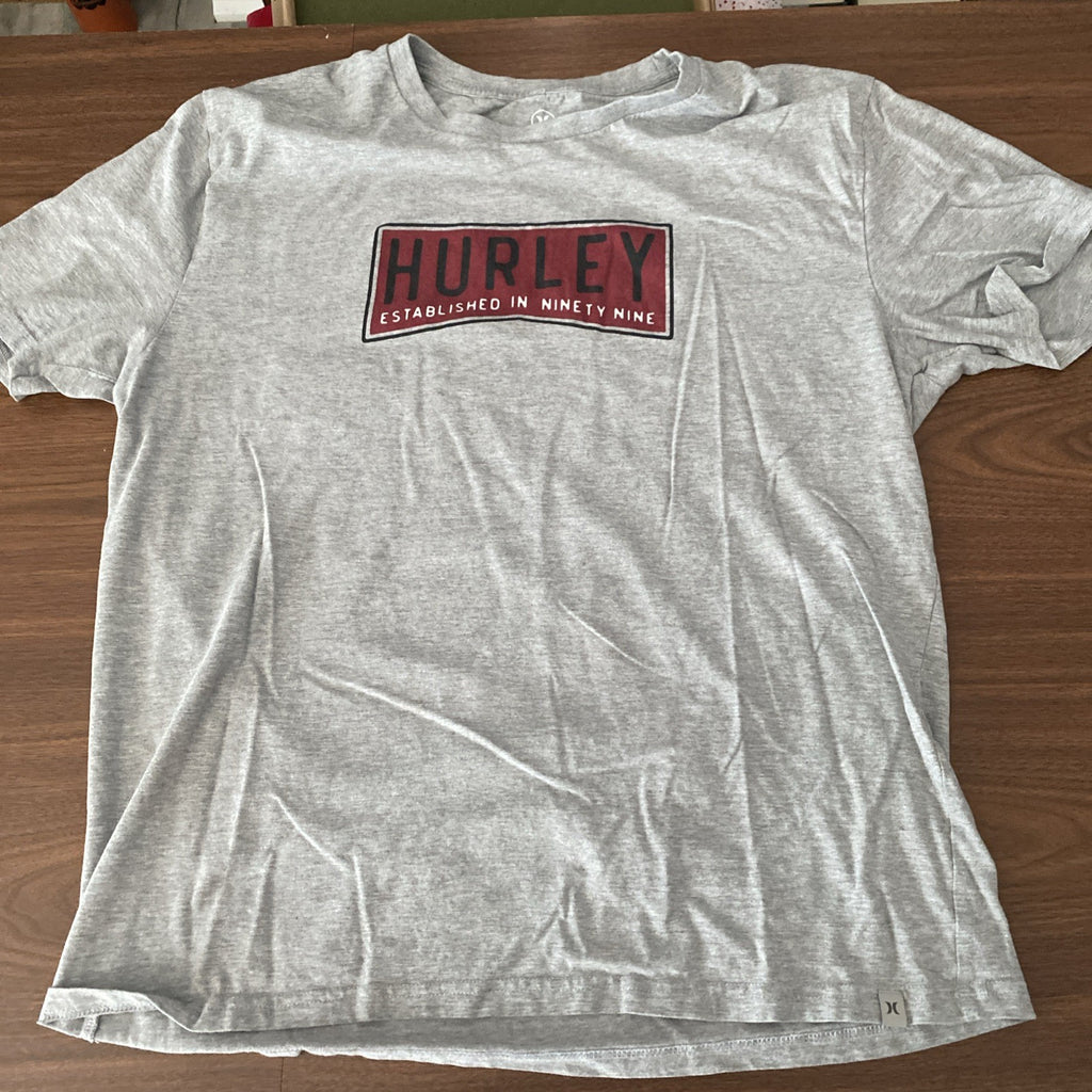 Hurley Men's Short Sleeve Classic Crew Neck Graphic T-Shirt L free shipping
