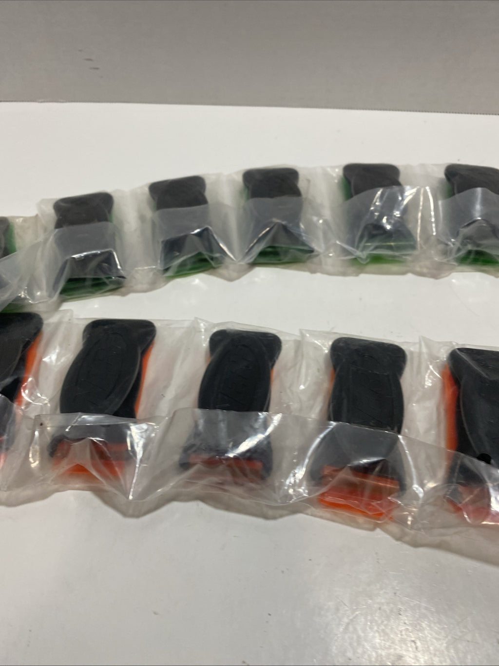NERF Flag Football Clip On Flags Lot of (16) 8 Orange/ 8 Green NEW/SEALED