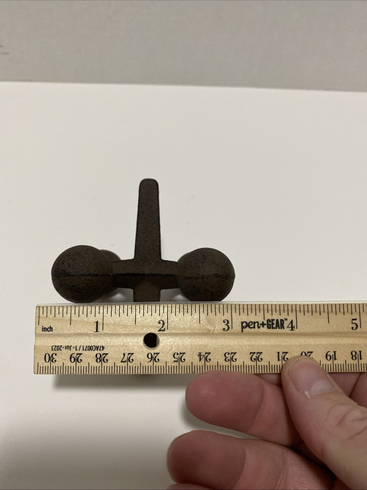 Vintage Cast Iron Jack Bookend Heavy Duty Doorstop Paperweight  4"