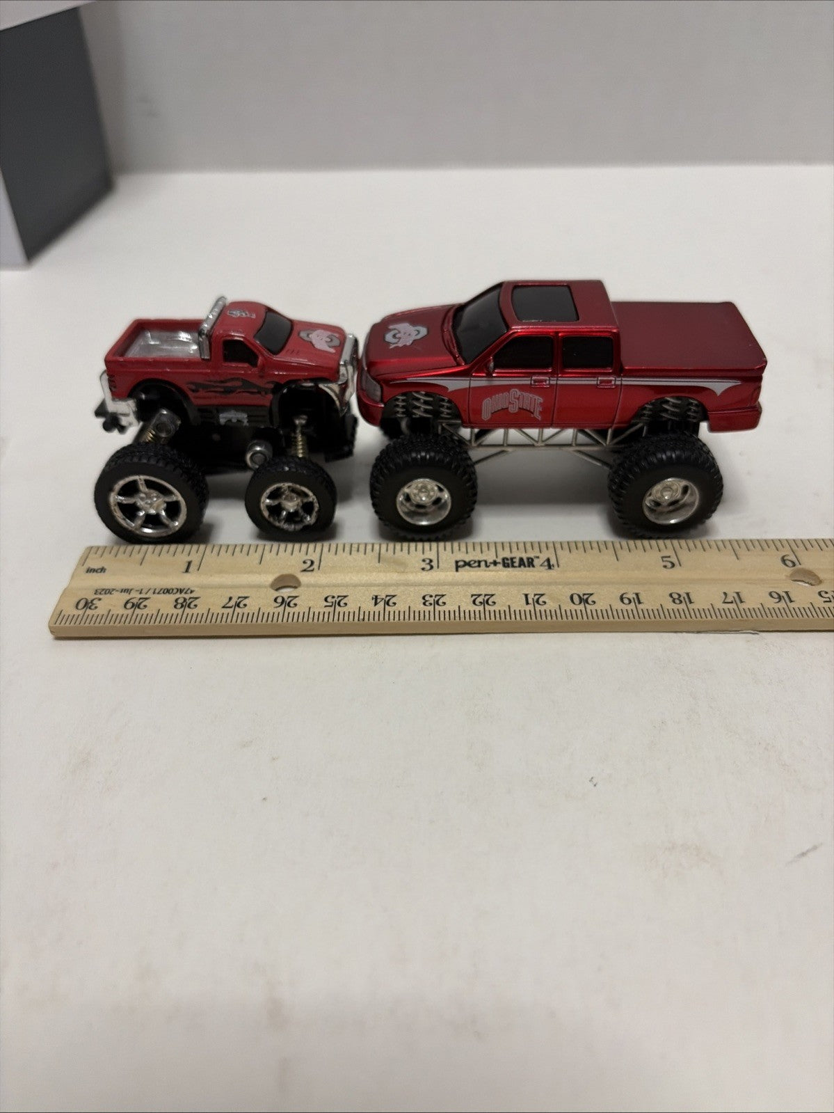 2 Ohio State University Buckeye 4X4 Monster Truck Toys