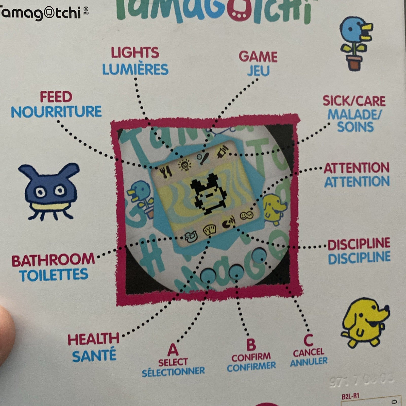 Genuine Bandai Tamagotchi Gen 2 Milk and Cookies Factory Sealed Package New