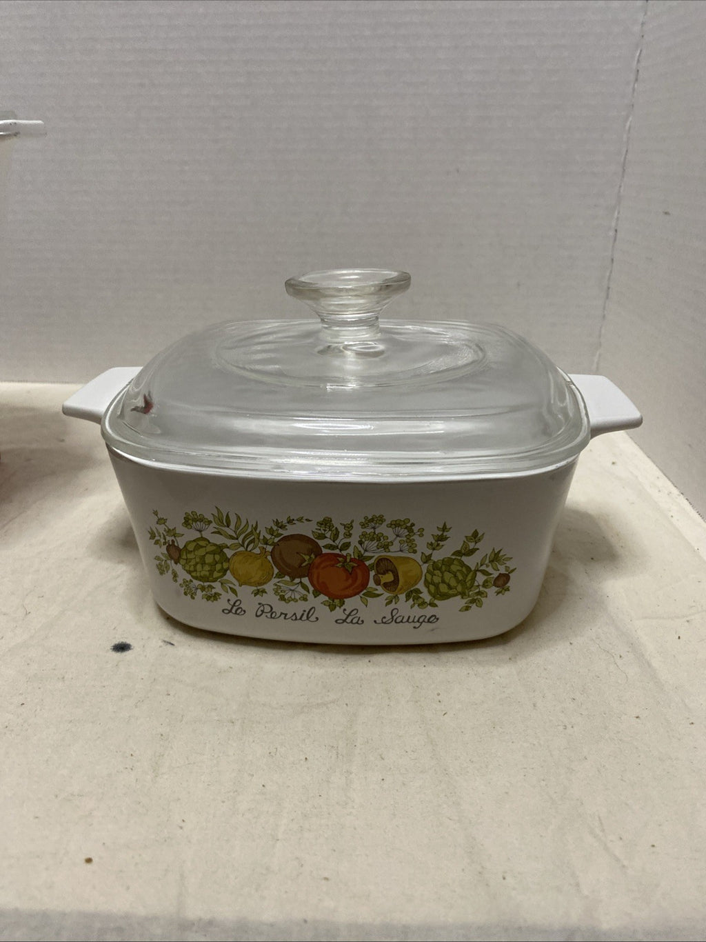 Corning Ware Le Persil La Sauge Spice of Life 1.5 Qt. Casserole